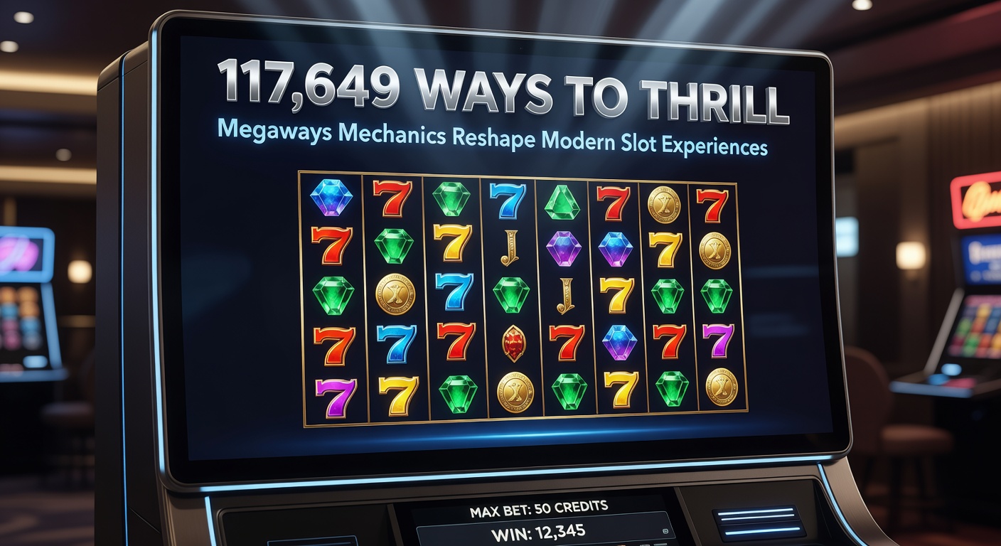 Explosive Megaways win screen showing 117,649 ways activated with stacked wilds and jackpot meters