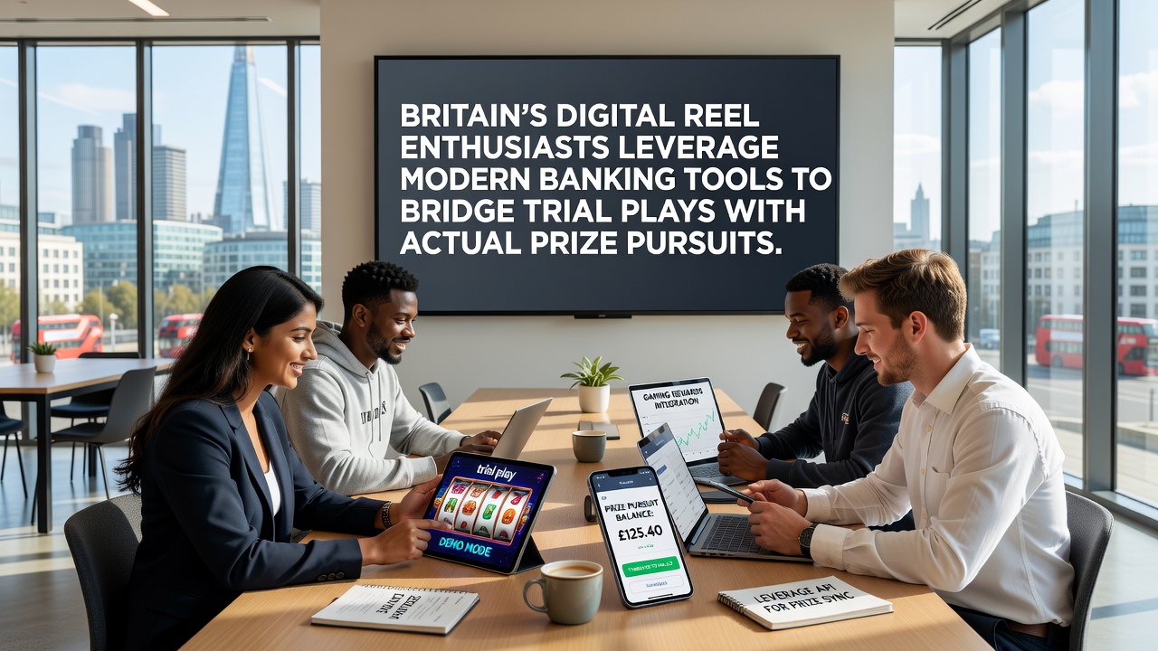 Digital banking interface showing seamless transition from slot demo to real money deposit on a UK mobile device