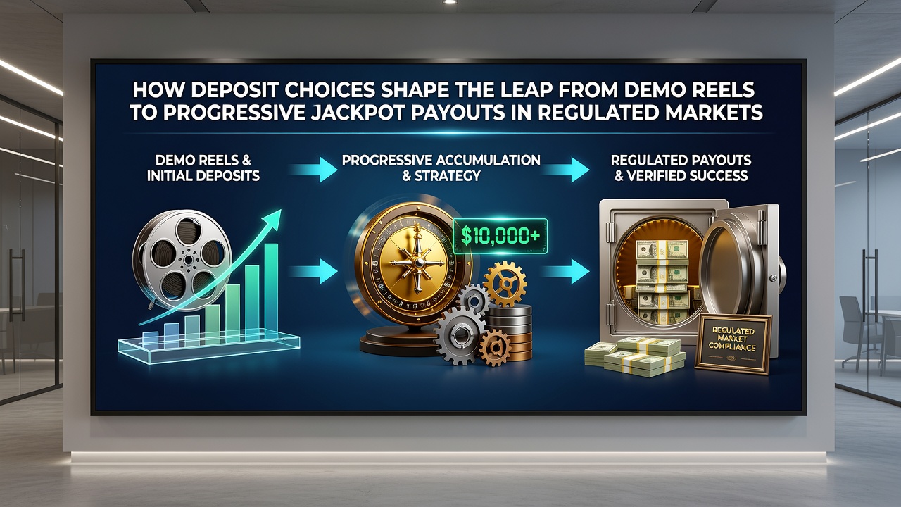 Comparison of funding timelines showing how deposit choices accelerate movement toward progressive jackpot eligibility