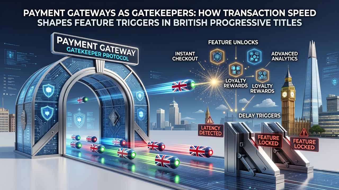 Diagram showing payment gateway processing flow and its connection to progressive slot feature activation timelines