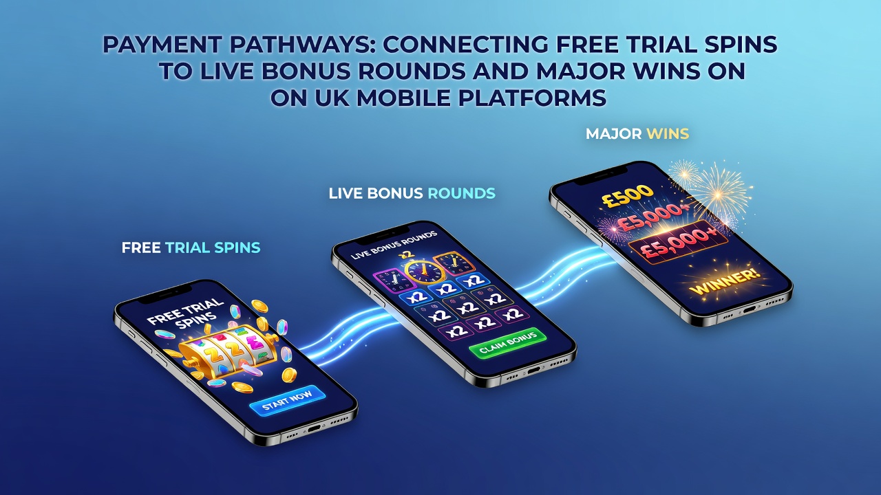 Visual representation of payment connections in UK mobile slots