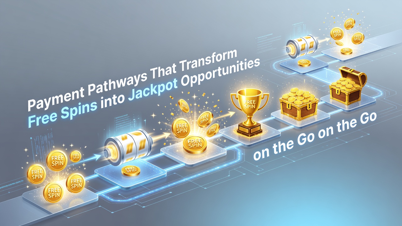 Mobile payment interfaces connecting free spin bonuses to real-money jackpot slots